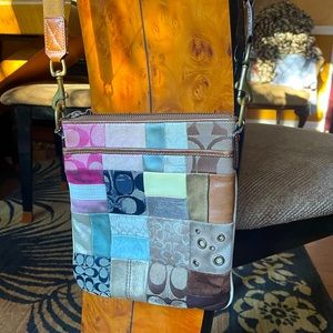 Vintage coach cross body bag